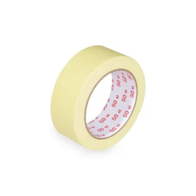 Lepiaca páska krepová 38mm/50m, žltá