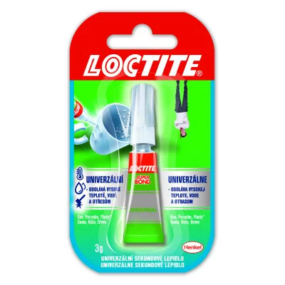 Lepidlo sekundové Loctite Super Bond 3g