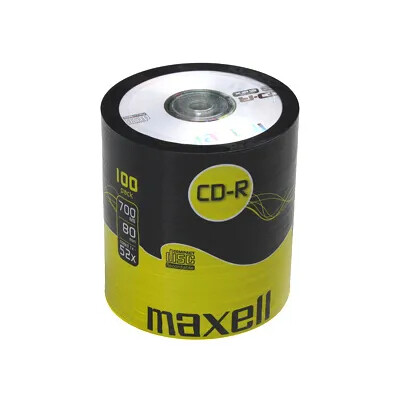 CD-R MAXELL 700MB 52x/100ks spindel