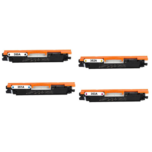 Sada - Kompatibilný toner pre HP 126A/CE310A,311A, 312, 313A/130A/CF350A, 351A, 352A, 353A/Canon CRG