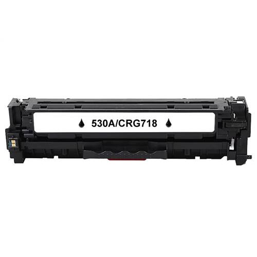 Kompatibilný toner pre HP CC530A/CE410X/CF380X/Canon CRG-718 Black   3500 strán