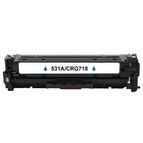 Kompatibilný toner pre HP CC531A/CE411A/CF381A/Canon CRG-718 Cyan  2800 strán 
