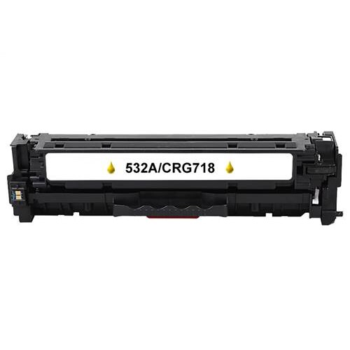 Kompatibilný toner pre HP CC532A/CE412A/CF382A/Canon CRG-718 Yellow  2800 strán