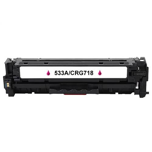 Kompatibilný toner pre HP CC533A/CE413A/CF383A/Canon CRG-718 Magenta  2800 strán 
