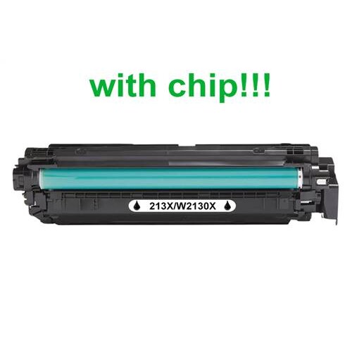 Kompatibilný toner pre HP 213X/W2130X-Plne funkčný čip! Black 9000 strán