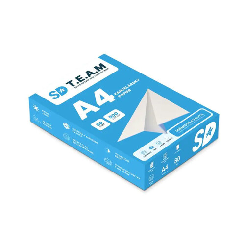 Kancelársky papier A4, 80g. SD T.E.A.M