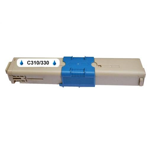 Kompatibilný toner pre OKI C310/C330/C510/C530 Cyan /44469706 2000 strán 