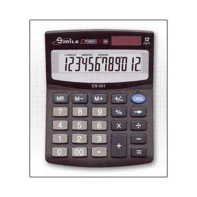 Kalkulačka SMILE stolová CS-351/12
