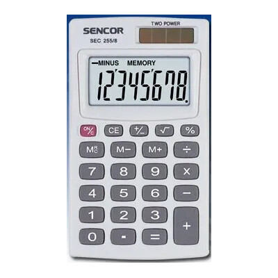Kalkulačka SENCOR 255/8 DUAL
