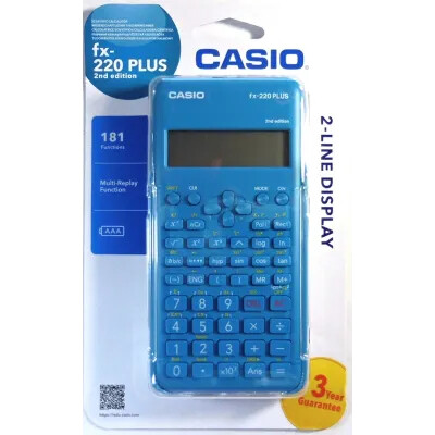 Kalkulačka CASIO FX-220 PLUS 2E vedecká