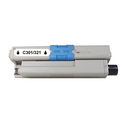Kompatibilný toner pre OKI C301/321dn Black /44973536 2200 strán